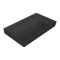 Rectangular Black Ceramic Wall Mounted or Drop In Sink